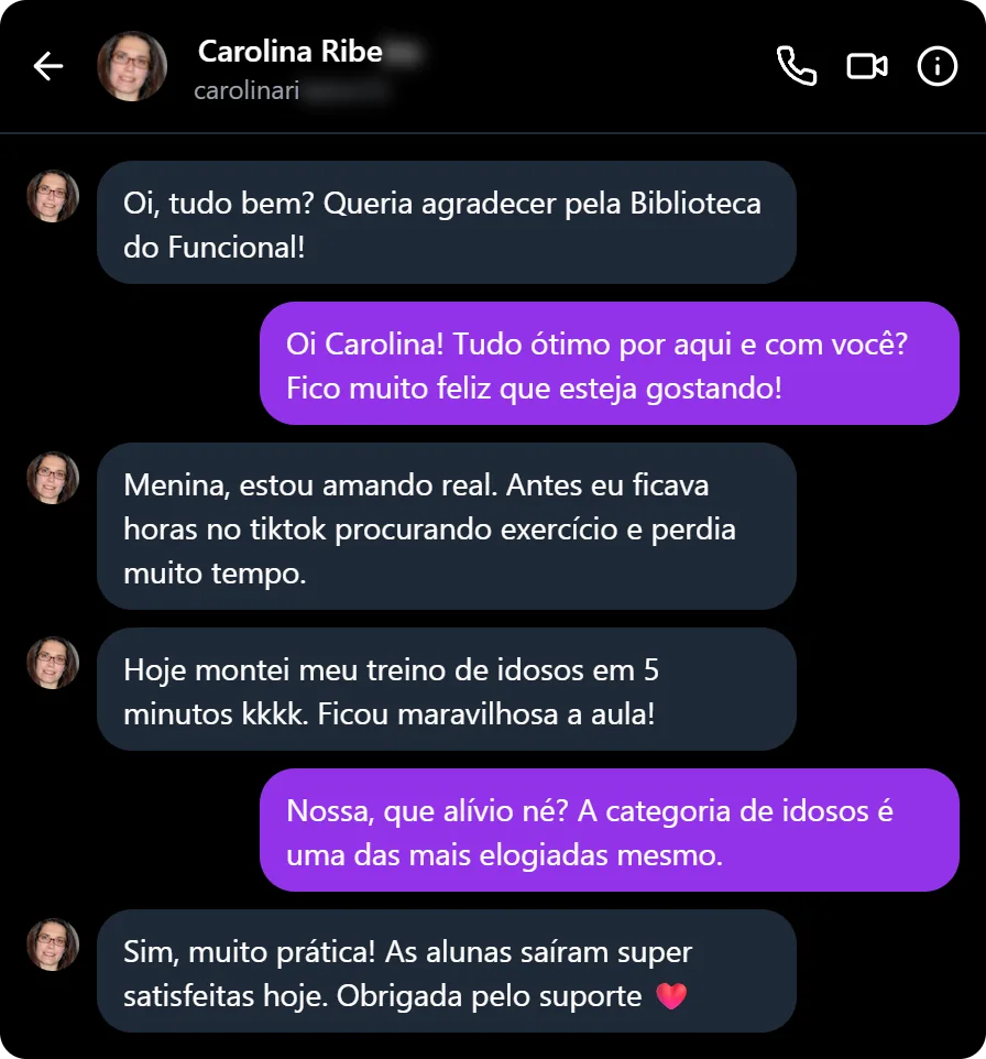 Depoimento de cliente 1